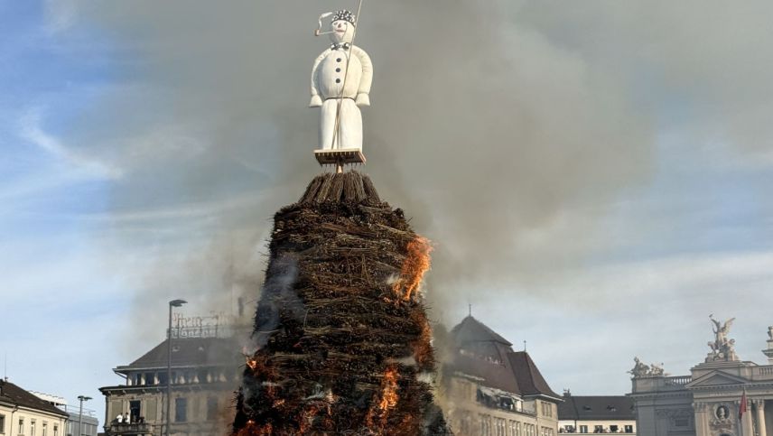 Der Böögg. Foto: Fadrina Hofmann