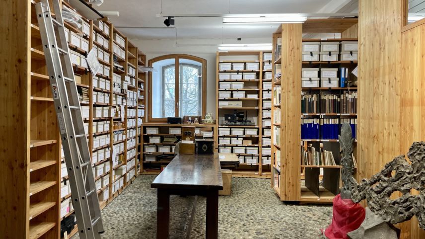 Depot 10 in der Chesa Planta in Samedan. Foto: Fadrina Hofmann