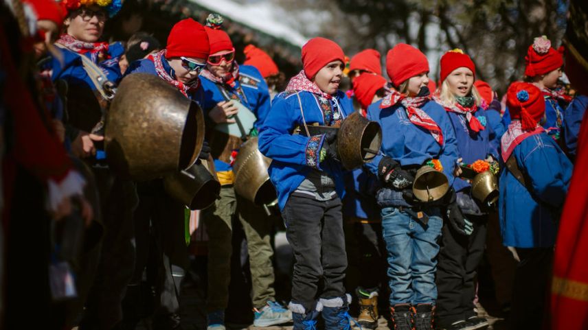 Chalandamarz in der Val Fex. Foto: Katja Meuli