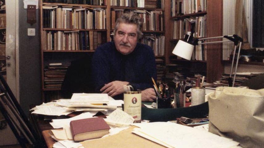 Andri Peer vess festagià als 19 da december seis 100avel anniversari. Cun seis möd da scriver ha’l influenzà a blers poets (fotografia: Relasch Andri Peer).