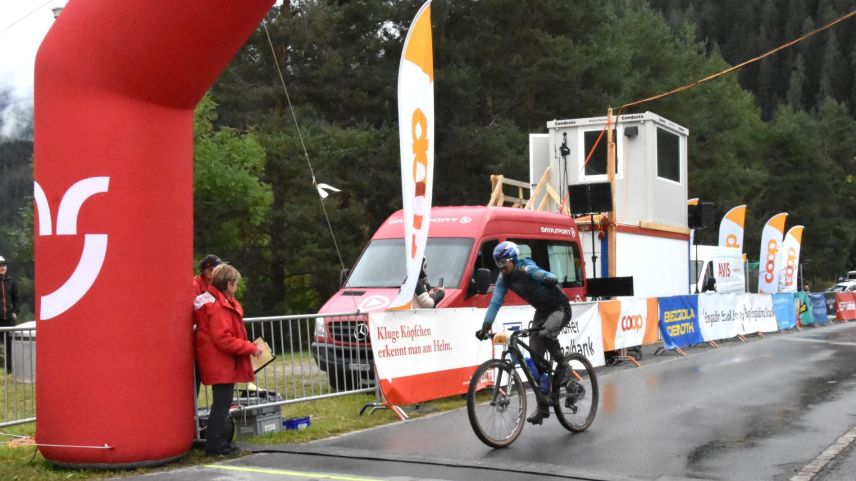 Der Europameister Andreas Seewald siegt auch am Nationalpark Bikemarathon (Foto: Nicolo Bass). 