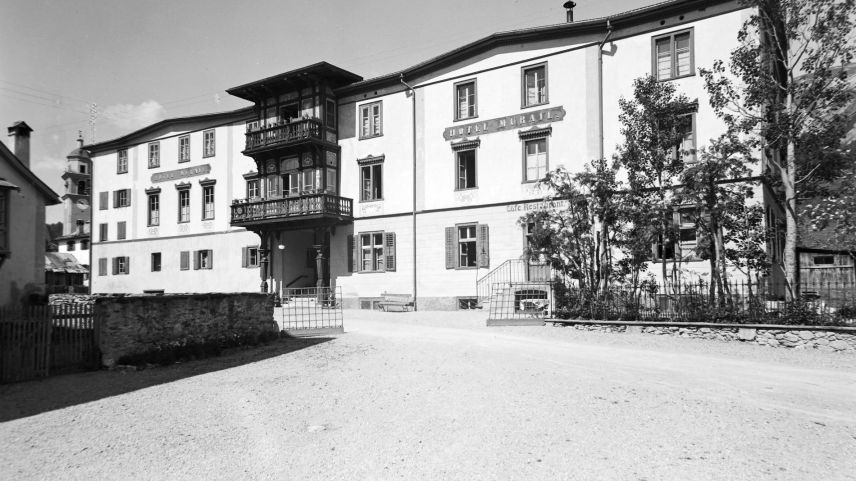 Im Hotel Murail wird vor 75 Jahren der FC Celerina gegründet. Foto: Archiv FC Celerina