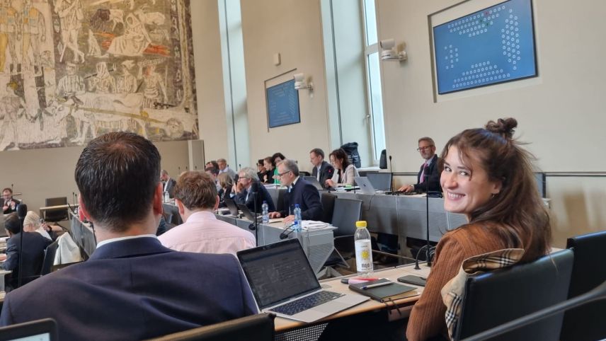 Laura Koppenberg fühlt sich sichtlich wohl in ihrer neuen Funktion. Foto: z.Vfg.