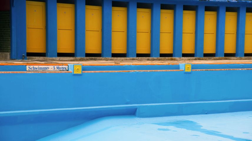 Noch ist das Becken leer. Foto: Barbara Esther Siegrist 