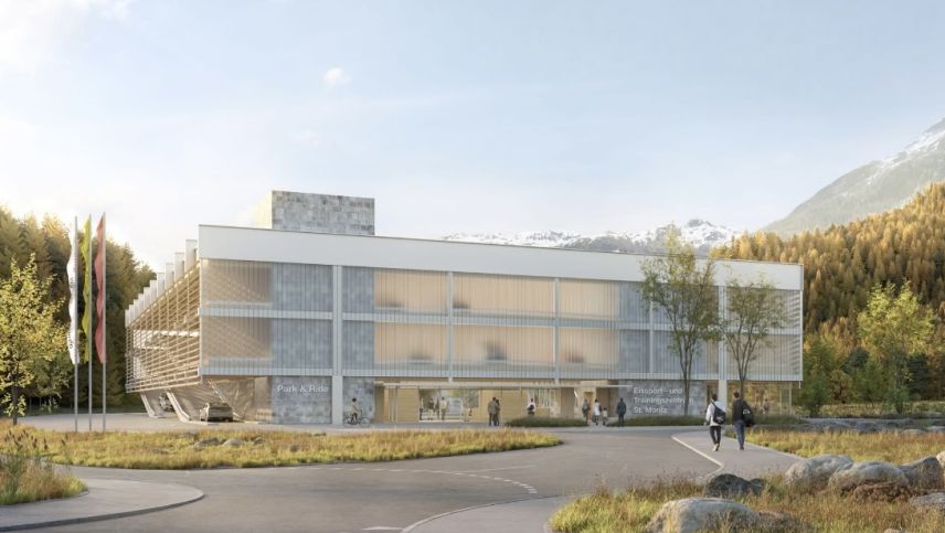 Visualisierung des Projekts Islas. Foto: Gemeinde St. Moritz