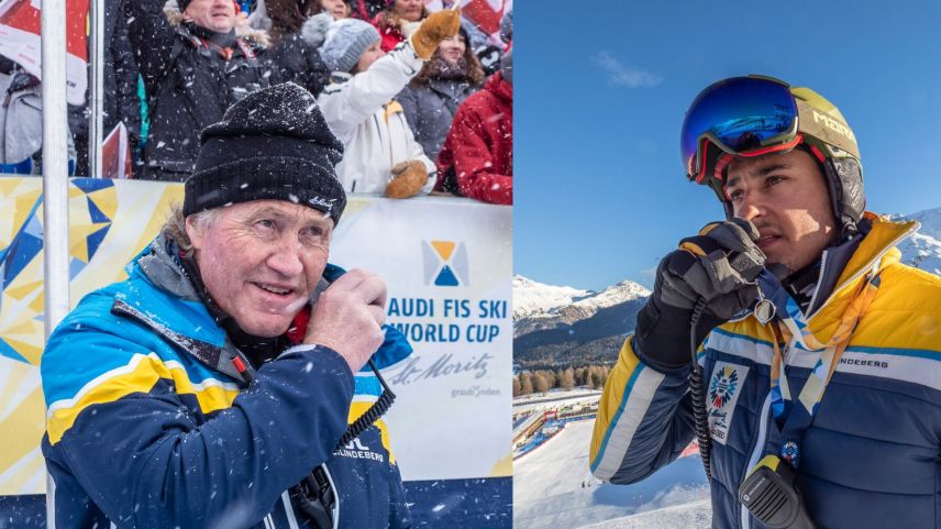 Martin Berthod übergibt das Zepter an Robin Miozzari.        Fotos: Daniel Zaugg