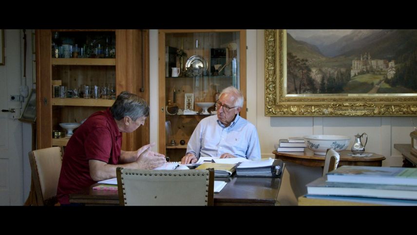 Peter Lang und Rolf Zollinger rollen den Fall neu auf. Foto: Turaco Filmproduktion