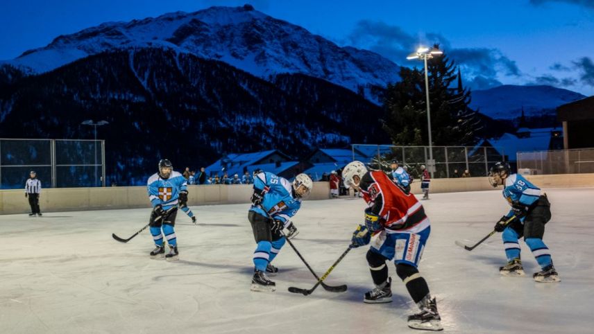Das Spiel von Schülerteam Zuoz gegen Cambridge. Foto: Mayk Wendt
