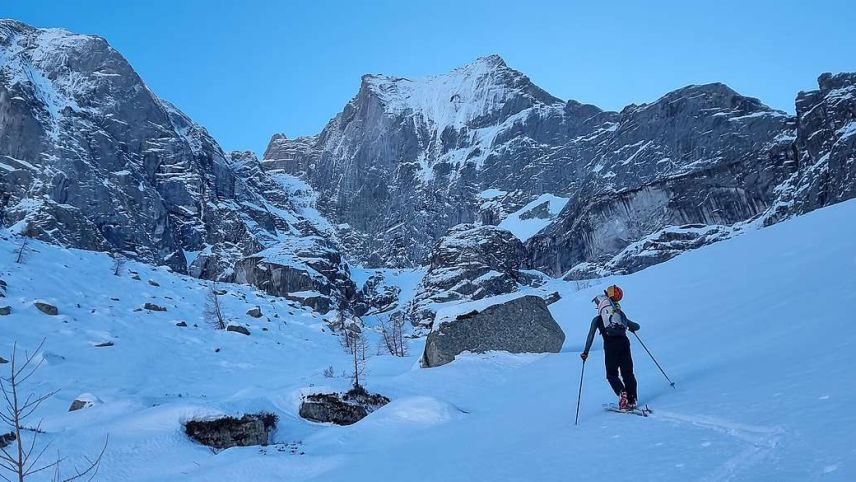 Der Zustieg war herausfordernd.