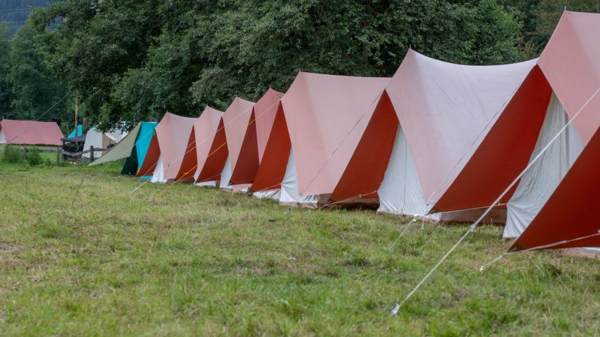 Eine Stadt aus Zelten. Matthias Ruffieux/KaLa