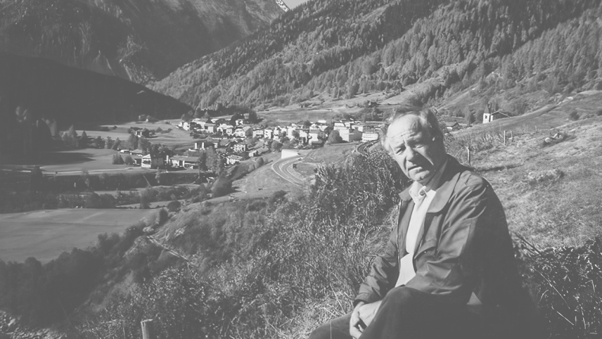 Oscar Peer, Lavin 1982, fotografà da sia duonna Monica (fotografia: mad).