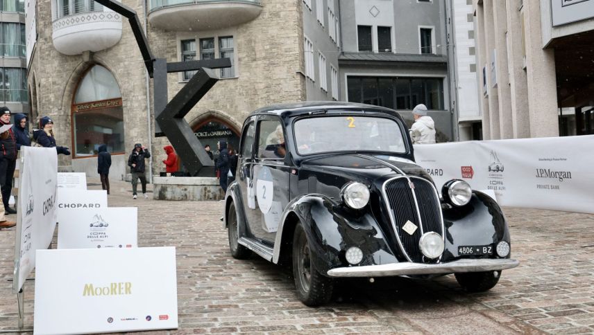 Alberto Aliverti und Sergio Carrara konnten das Rennen im Fiat 508 C von 1937 in der letzten Etappe für sich entscheiden (Foto: 1000 Miglia).
