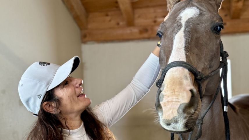 Paola und Messi sind ein gutes Team. Foto: Fadrina Hofmann