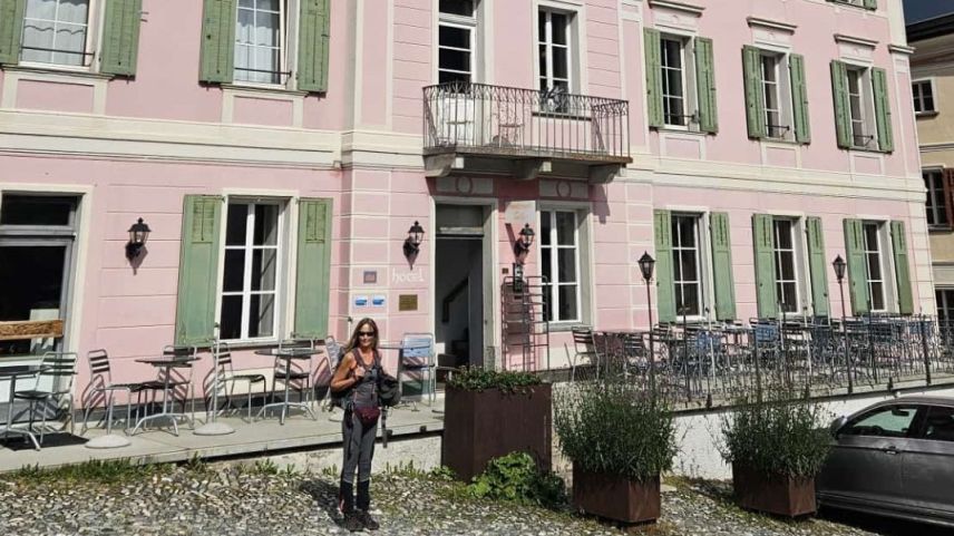 Ankunft in Lavin. Foto: Tom Tobler