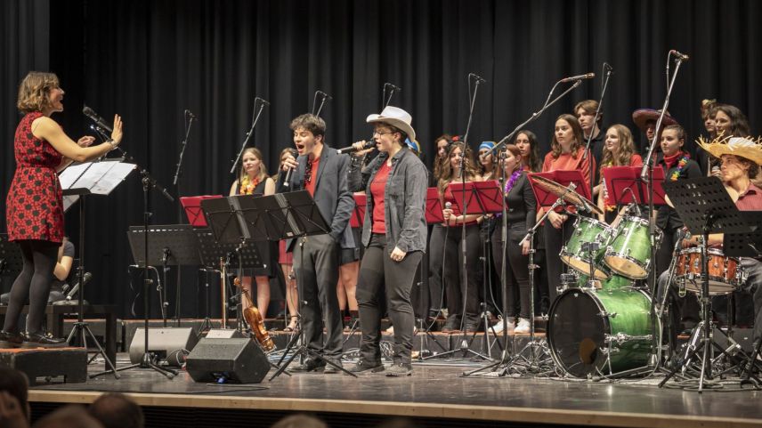 Die Jugendlichen beweisen grosses Talent. Foto: Nicole Badertscher