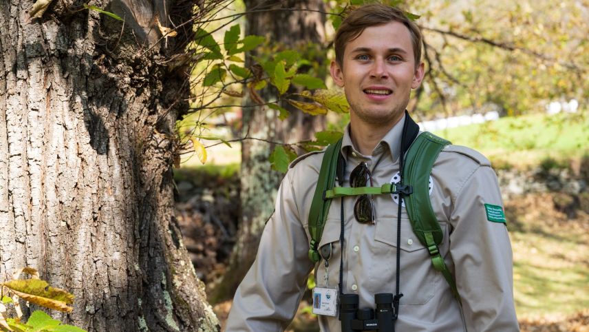 Gian Schmid ist seit August im Einsatz. Foto: Marco Rubin
