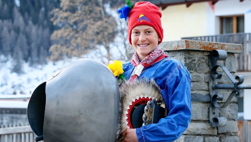 Lian Städler ist ein Chalandamarz-Fan. Foto: Jon Duschletta