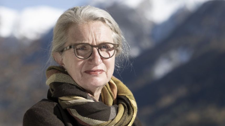 Dank des coronabedingten Ausstandes sichtete Melitta Breznik das Material des zusammen mit Anna Adevi durchgeführten Pilotprojektes.            Foto: Mayk Wendt     