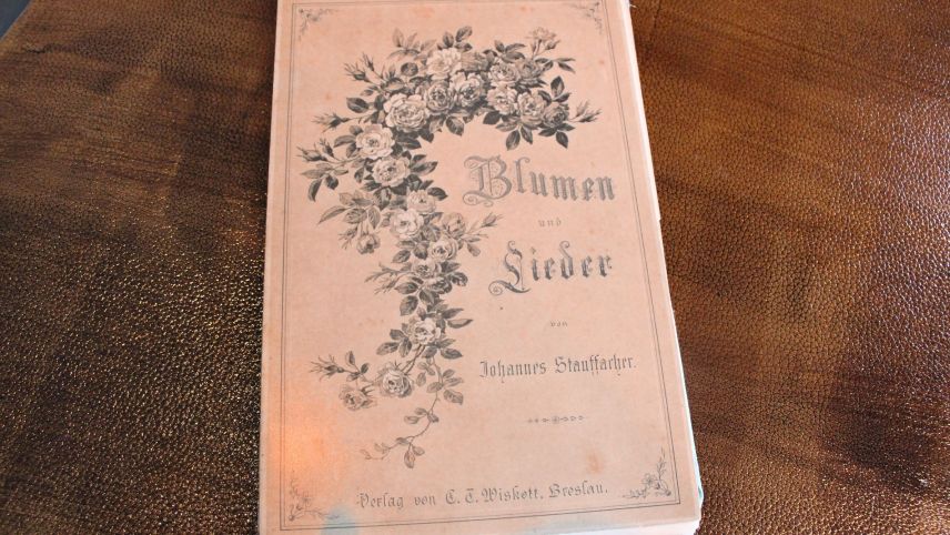Gedichtsammlung von Johannes Stauffacher (1887). Foto: Stefanie Wick Widmer
