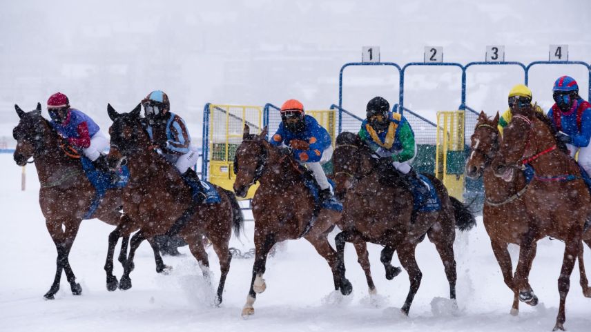 Der Start vom zweiten Rennen am Sonntag (Foto: Kevin Brown).