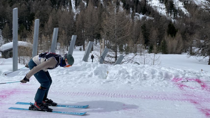 Zieleinlauf nach acht Kilometern.  Foto: Fadrina Hofmann