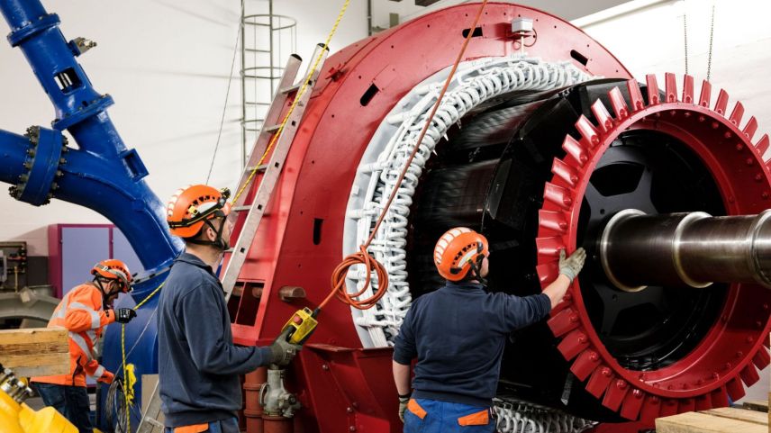 Im Januar wurde bereits der revidierte Generator eingebaut. Foto: Marc Welschinger