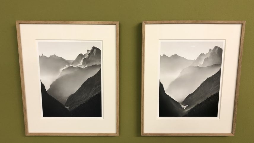 Raymond Meier hat den Cengalo-Bergsturz vom 23. August 2017 von Soglio aus mit der Fotokamera festgehalten. Die Bilder sind Teil der Ausstellung Alpenfliessen im Sils Museum.