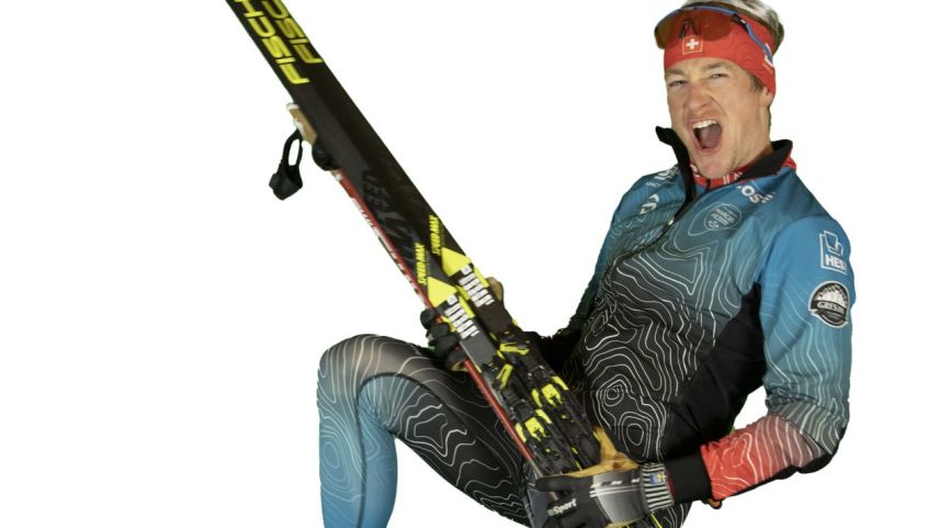 Arnaud du Pasquier rockt die Vismar Ski Classics und hoffentlich auch die «La Diagonela». Foto: Paul Goalabré