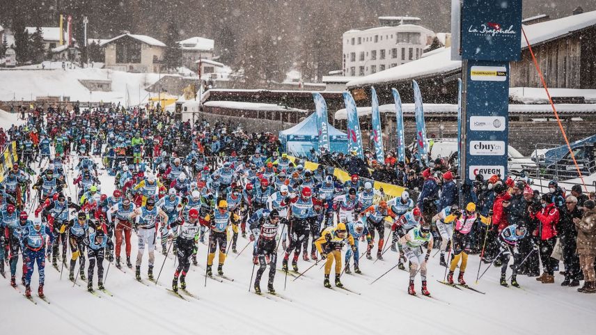 Quista sanda ho lö la deschevla ediziun da la cuorsa da passlung classic La Diagonela (fotografia: mad).