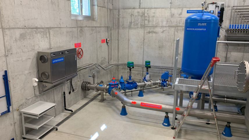 Blick ins Innere der neuen Samedner Anlage. Foto: Gemeinde Samedan