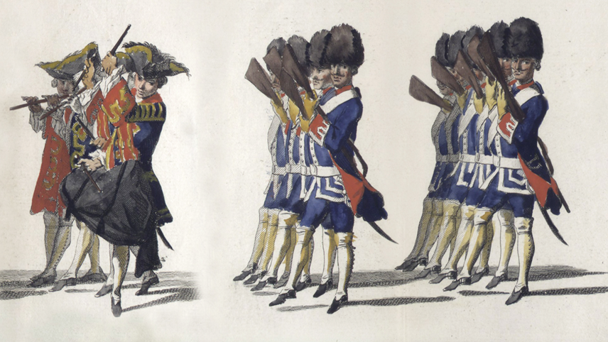 Schweizer Garde der Generalstaaten (Niederlande), 1752, Foto: z.Vfg.
