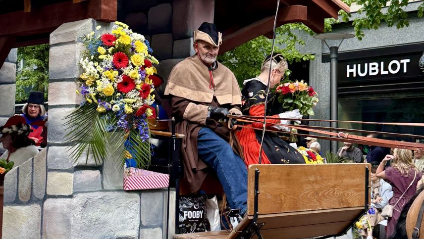 Pferdestärken von der Clalüna-Sils Fuhrhalterei. Foto: Fadrina Hofmann