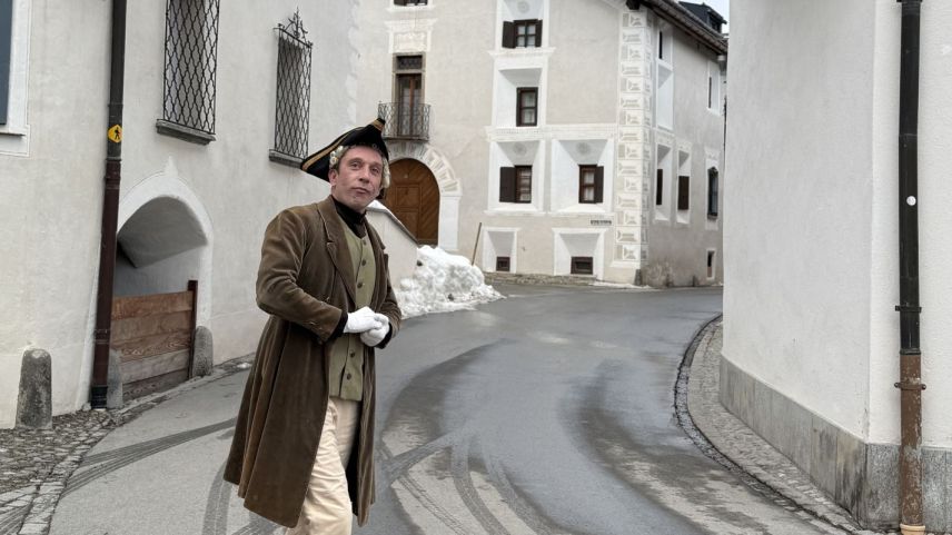 Unterwegs mit Jakob Emanuel Pool. Foto: Fadrina Hofmann