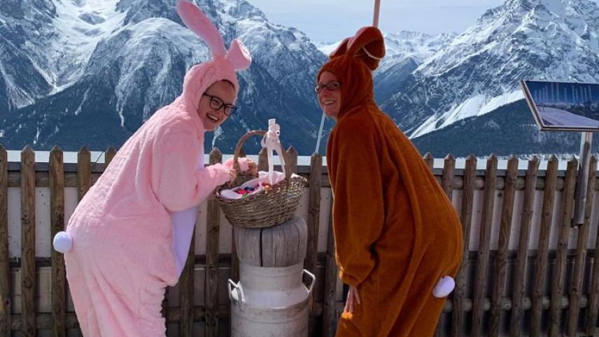 Der Osterhase lebt (Foto: z. Vfg).