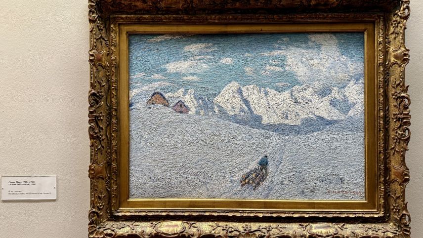  Das Bild von Cesare Maggi (1881-1961) heisst «Der Schlitten». Foto:Fadrina Hofmann