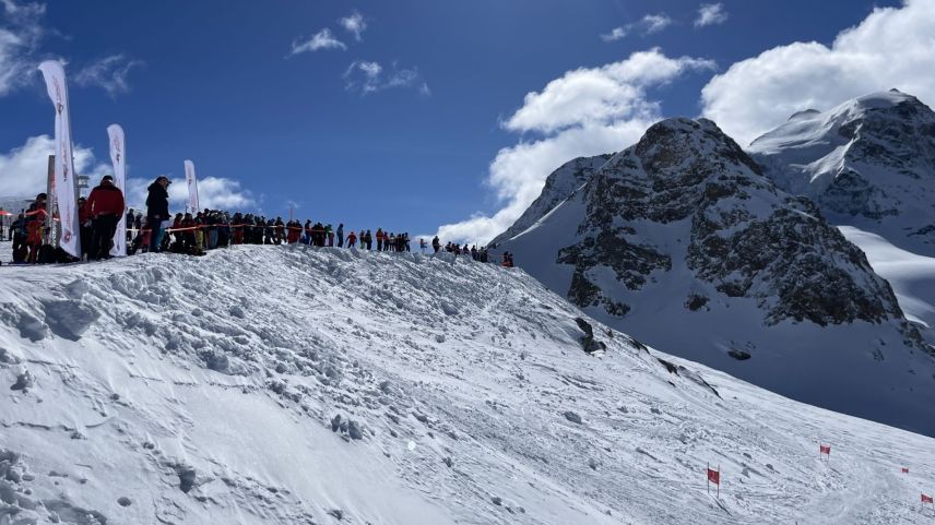 Das erste Stück der Rennstrecke ist steil.  Foto: Fadrina Hofmann