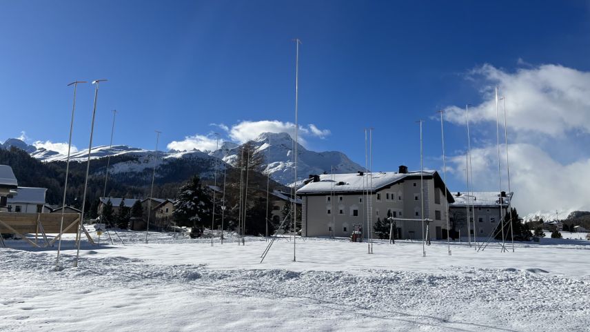 Die Überbauung Lagrev Sils mit geplanten 18 Wohnungen. Foto: Andrea Gutgsell