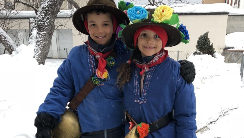 Alle Jahre wieder hiess es bei Hofmanns: Lächeln! Foto:Fadrina Hofmann