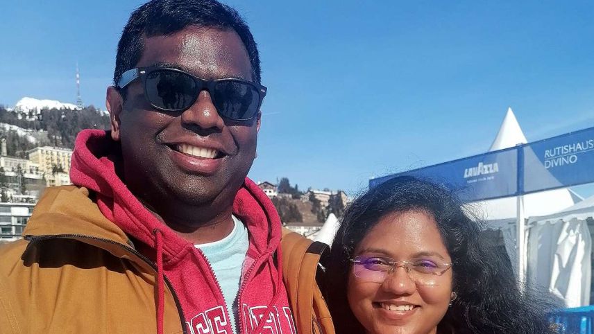 Vivek Munagala und Priya Elluru  Fotos: Denise Muchenberger