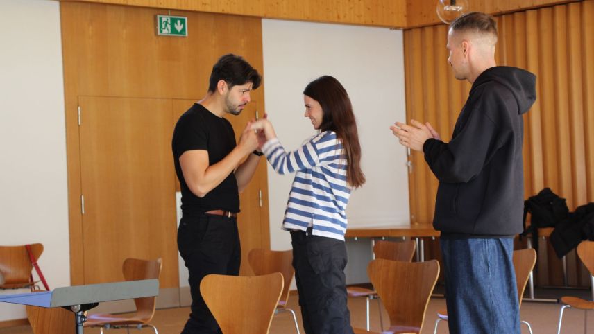 Impressionen der Probe. Foto: Stefanie Wick Widmer