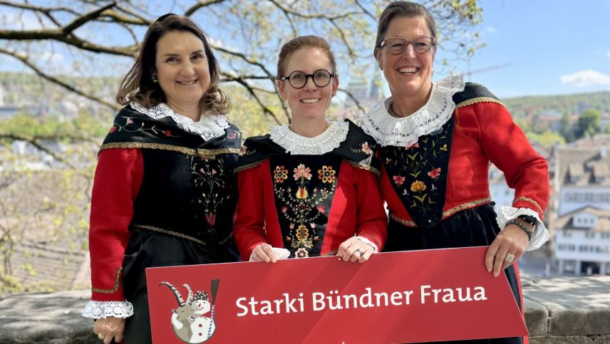 Cristina Cerutti, Selina Nicolay und Barbara Aeschbacher. Foto: Fadrina Hofmann