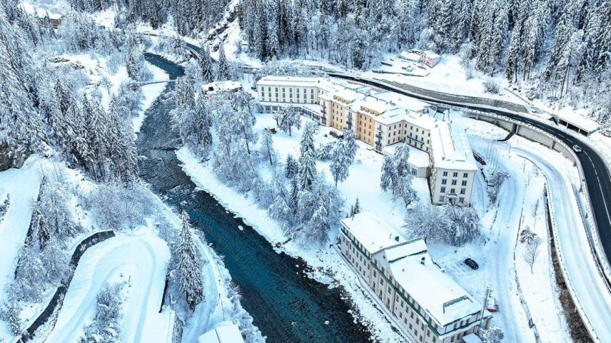 Die Geschichte des Hotels Scuol Palace – ehemals Grand Hotel Kurhaus Tarasp – ist von Höhen und Tiefen geprägt. Foto: z. Vfg
