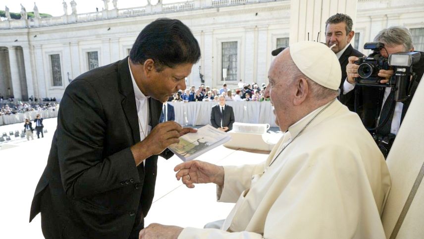 Kannte sogar den Papst: Pfarrer Mathew aus Zernez. 