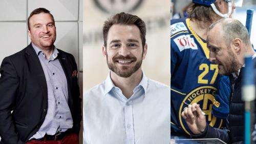 Marc Gianola, Raeto Raffainer, Christian Wohlwend. Fotos: HCD/Markus Glarner