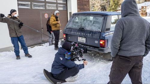 Derzeit wird der Film "Le Dormant" in St. Moritz gedreht. Foto: Denise Kley