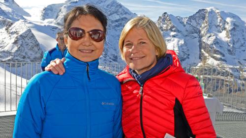 Yanping Gao und Ariane Ehrat