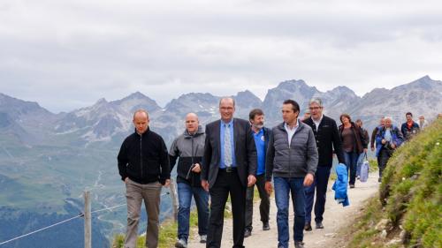 Die Spitze der Schweizer Landwirschaft tagte letzte Woche auf Muottas Muragl. Foto: Jon Duschletta