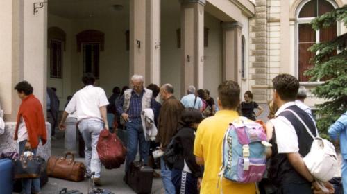 Hotelgäste beim Einchecken. Foto: Archiv-EP