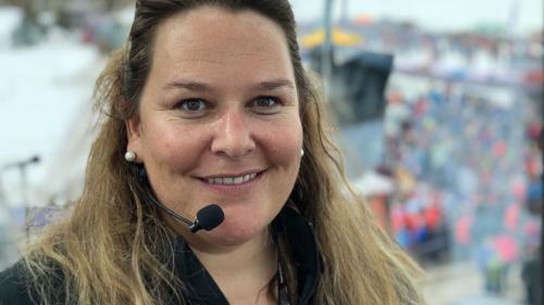 Anna Caprez es üna da las vuschs dal Maraton da skis engiadinais al böt a S-chanf (fotografia: mad).