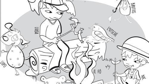 Cul nouv set da maisa da la Lia Rumantscha pon interessats imprender rumantsch (fotografia: mad.). 